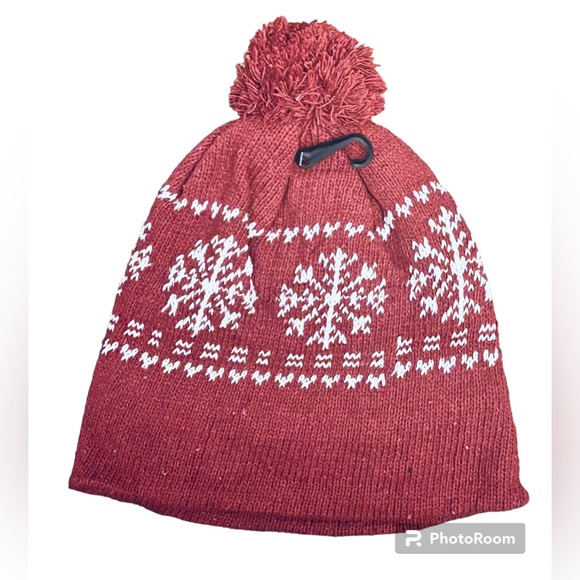 NWT Juncture Fleece Lined Fall/Winter Hats New with Tag Beanie Chapeau-Burgandy - Picture 2 of 5